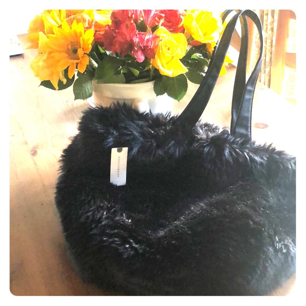 Anthropologie fur purse NWT